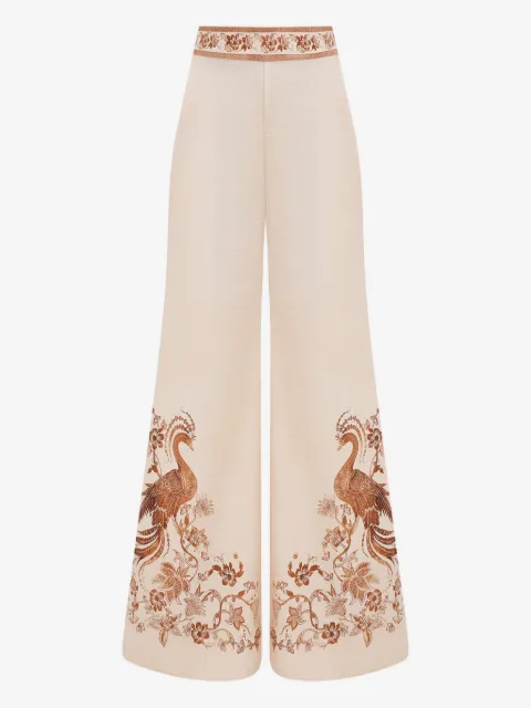 ZIMMERMANN embroidered trousers