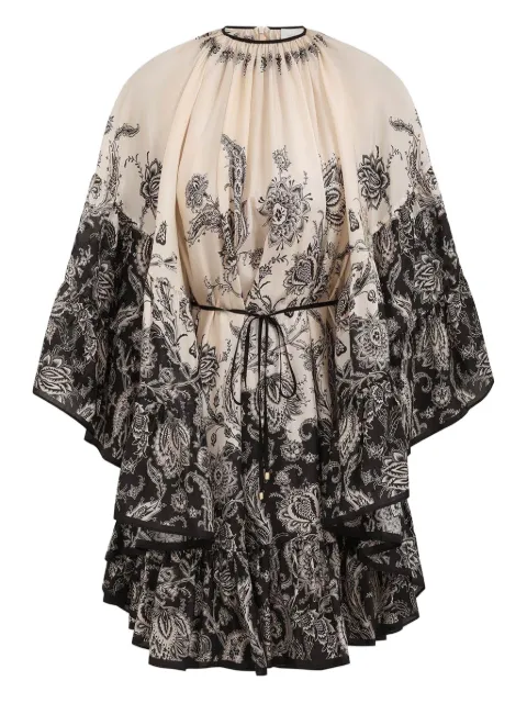 ZIMMERMANN paisley-print ruffled dress
