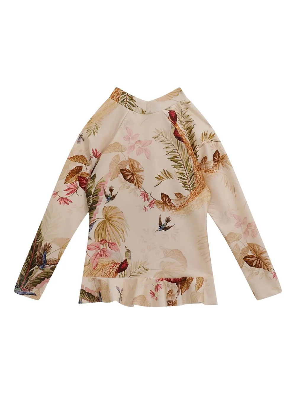 ZIMMERMANN Kids Rhiannon top met franje Beige