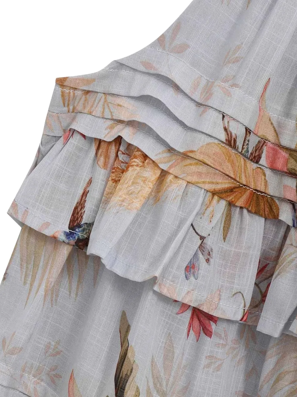 ZIMMERMANN Kids Rhiannon jurk Blauw