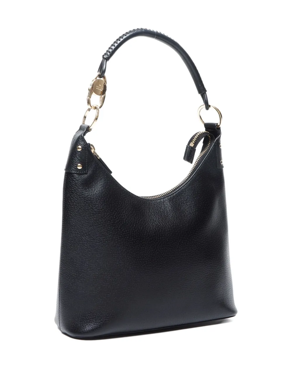 Pre-owned Gucci 2000-2020 Leather Shoulder Bag In Black