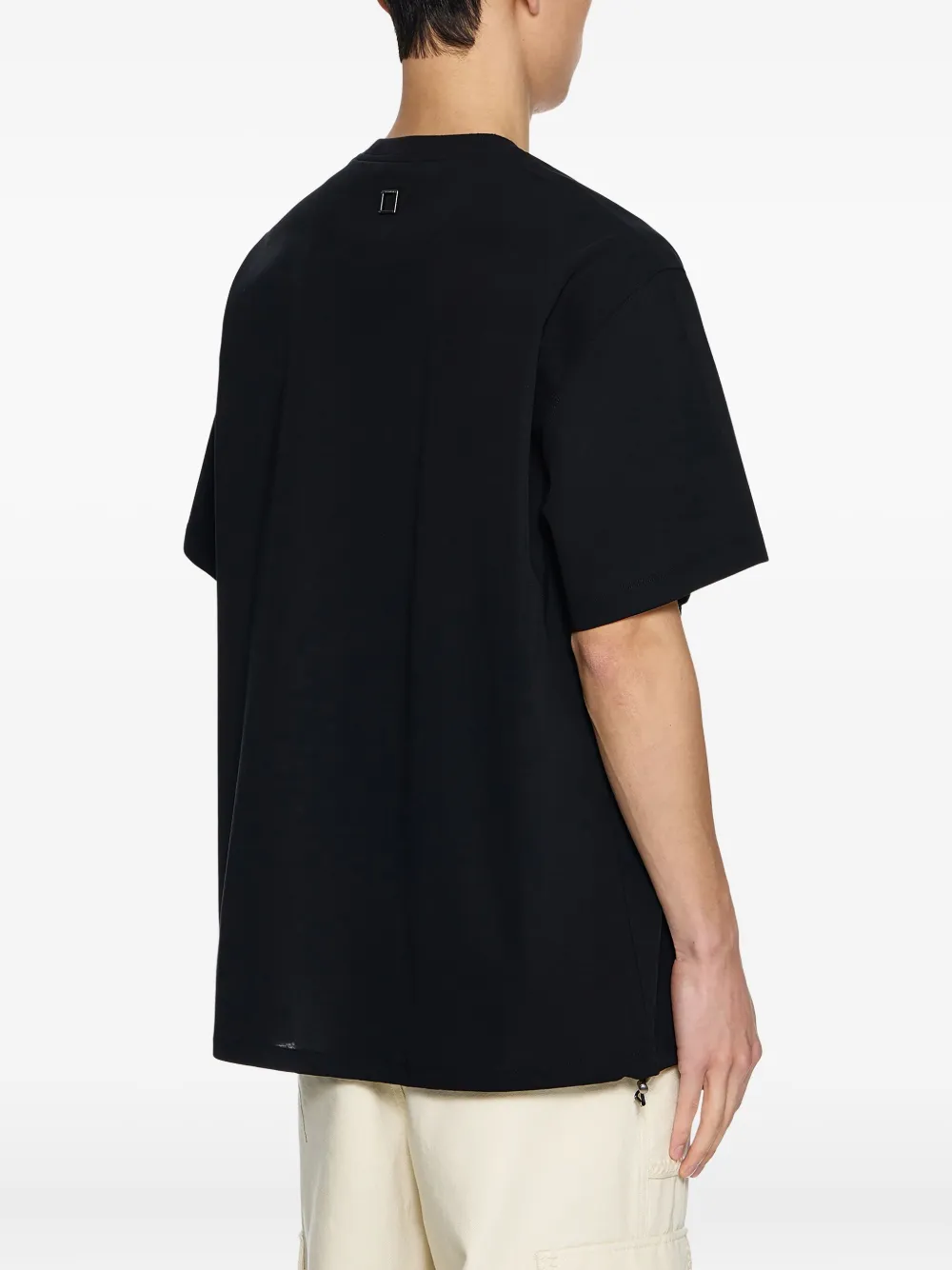 Wooyoungmi String T-shirt Zwart