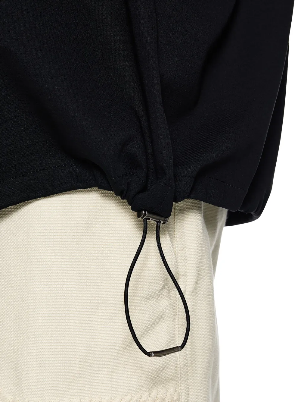 Wooyoungmi String T-shirt Zwart