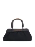 Gucci Pre-Owned 2000-2015 GG Canvas Wood Frame handbag - Black