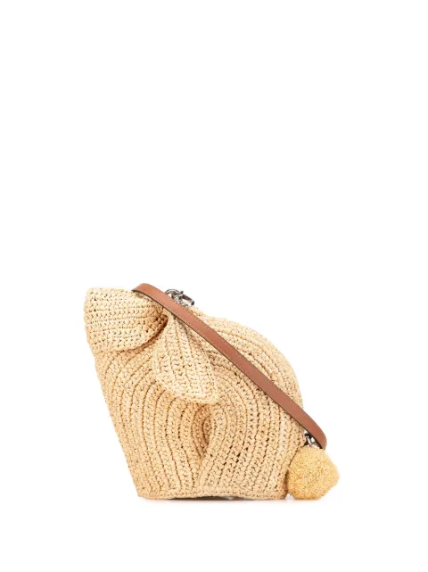 Loewe Pre-Owned 2010-2024 Mini Raffia Bunny crossbody bag