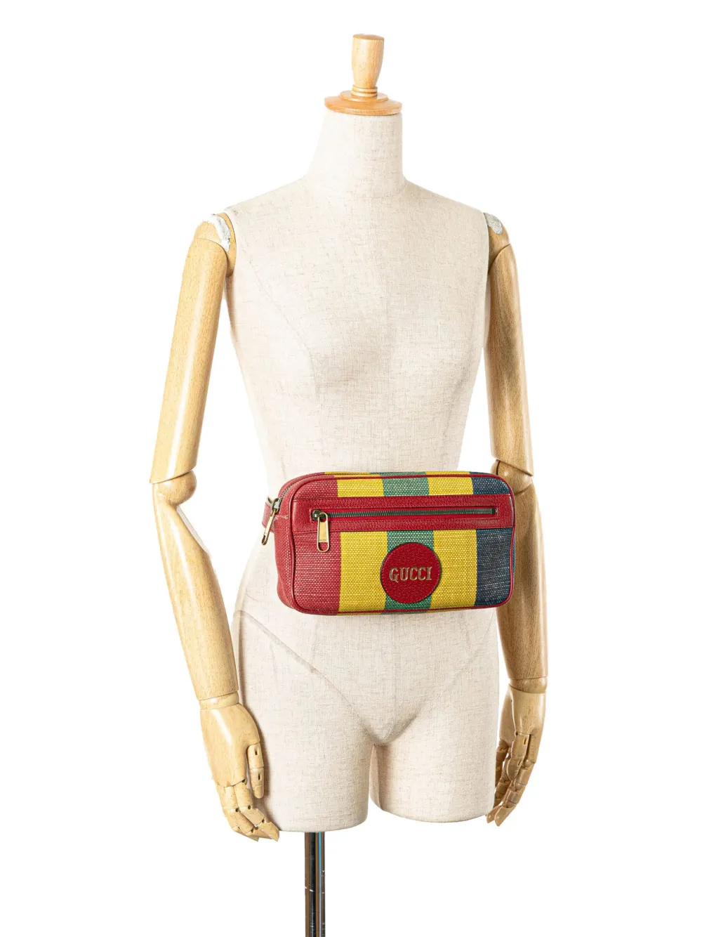 Gucci Pre-Owned 2016-present Baiadera Canvas Stripe belt bag | Pre-Owned | Image 2