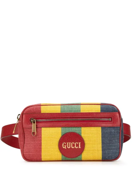 Gucci Pre-Owned 2016-present Baiadera Canvas Stripe belt bag