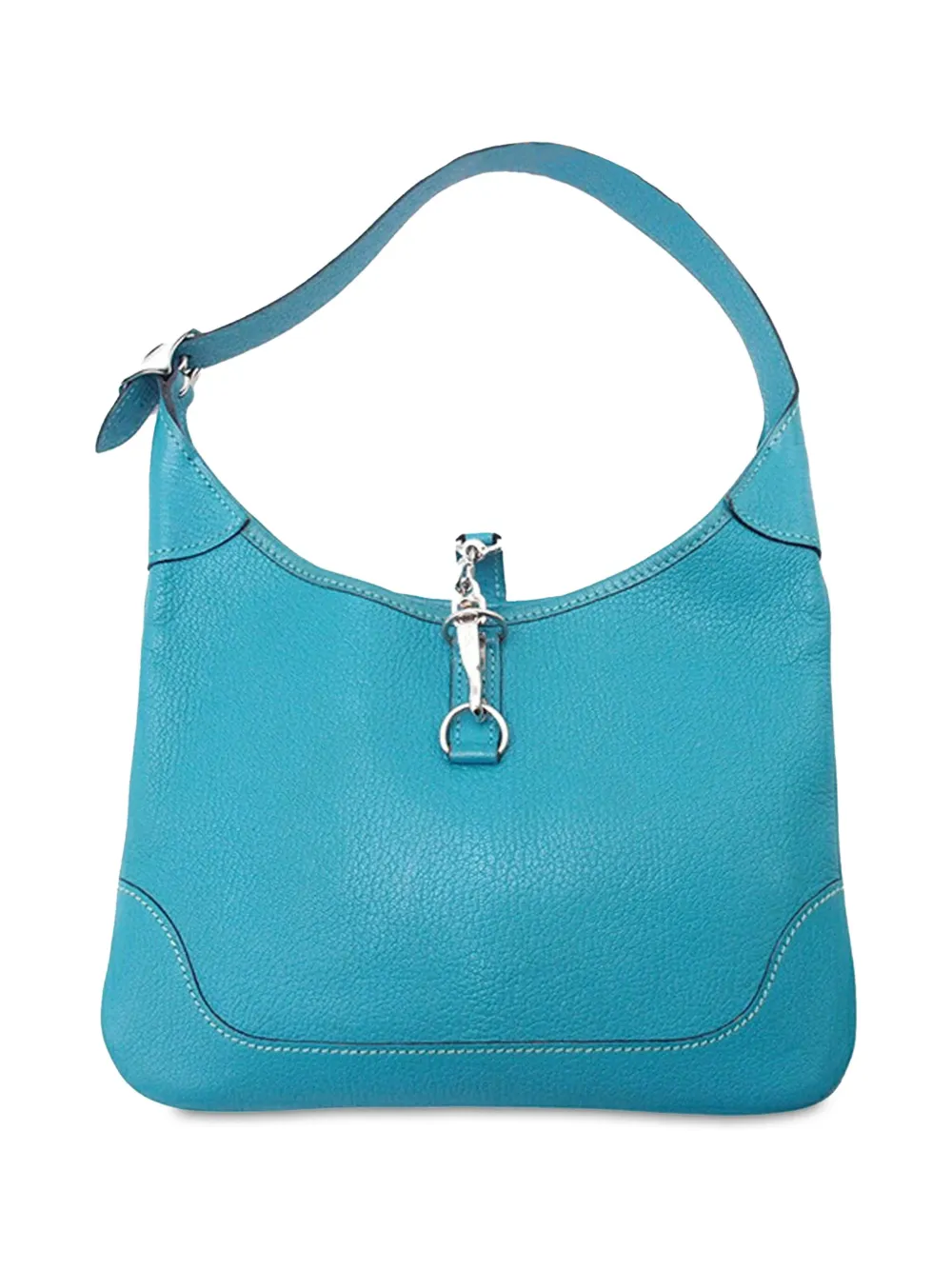 Hermès Pre-Owned 2004 シェーブル ミゾール トリム 24 ショルダーバッグ - ブルー Hermès Pre-Owned 2004 シェーブル ミゾール トリム 24 ショルダーバッグ - ブルー