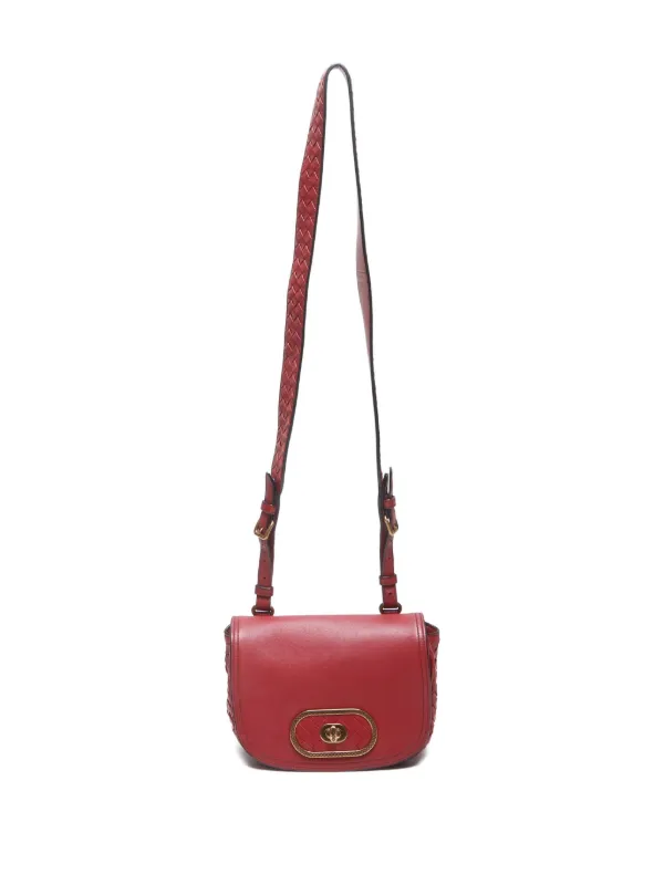 Bottega Veneta Pre-Owned 2015-2024 Luna ショルダーバッグ | レッド