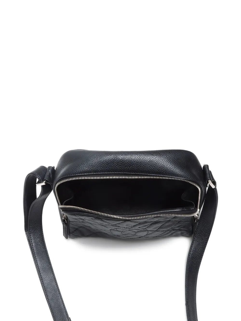 Pre-owned Chanel 2008-2009 Cc Mark Shoulder Bag In Black