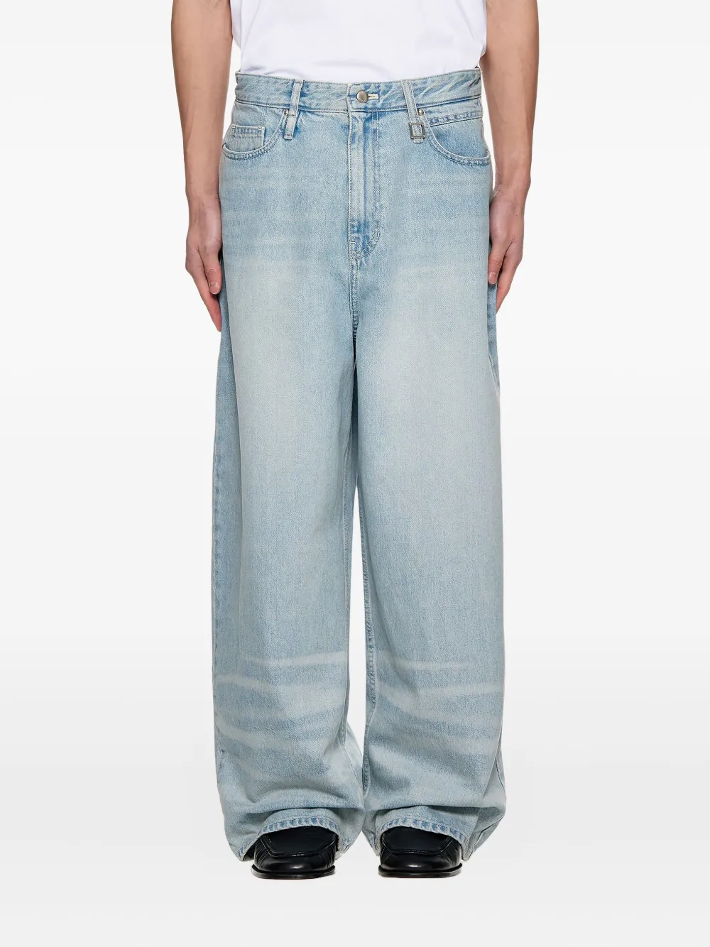Wooyoungmi Jeans met wassing - Blauw