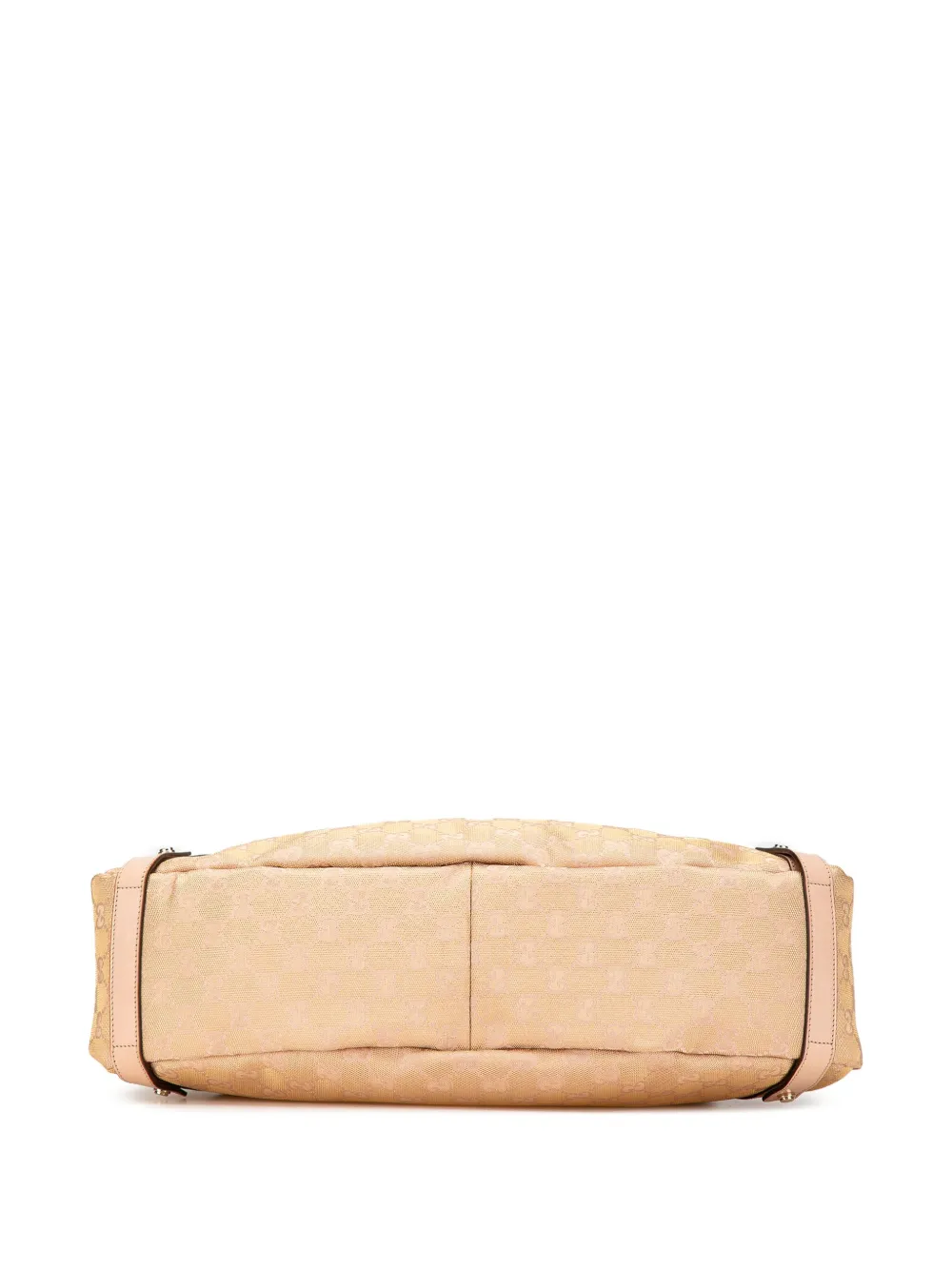 Pre-owned Gucci 2000-2015 Gg Canvas Abbey D Ring Tote Bag In Brown