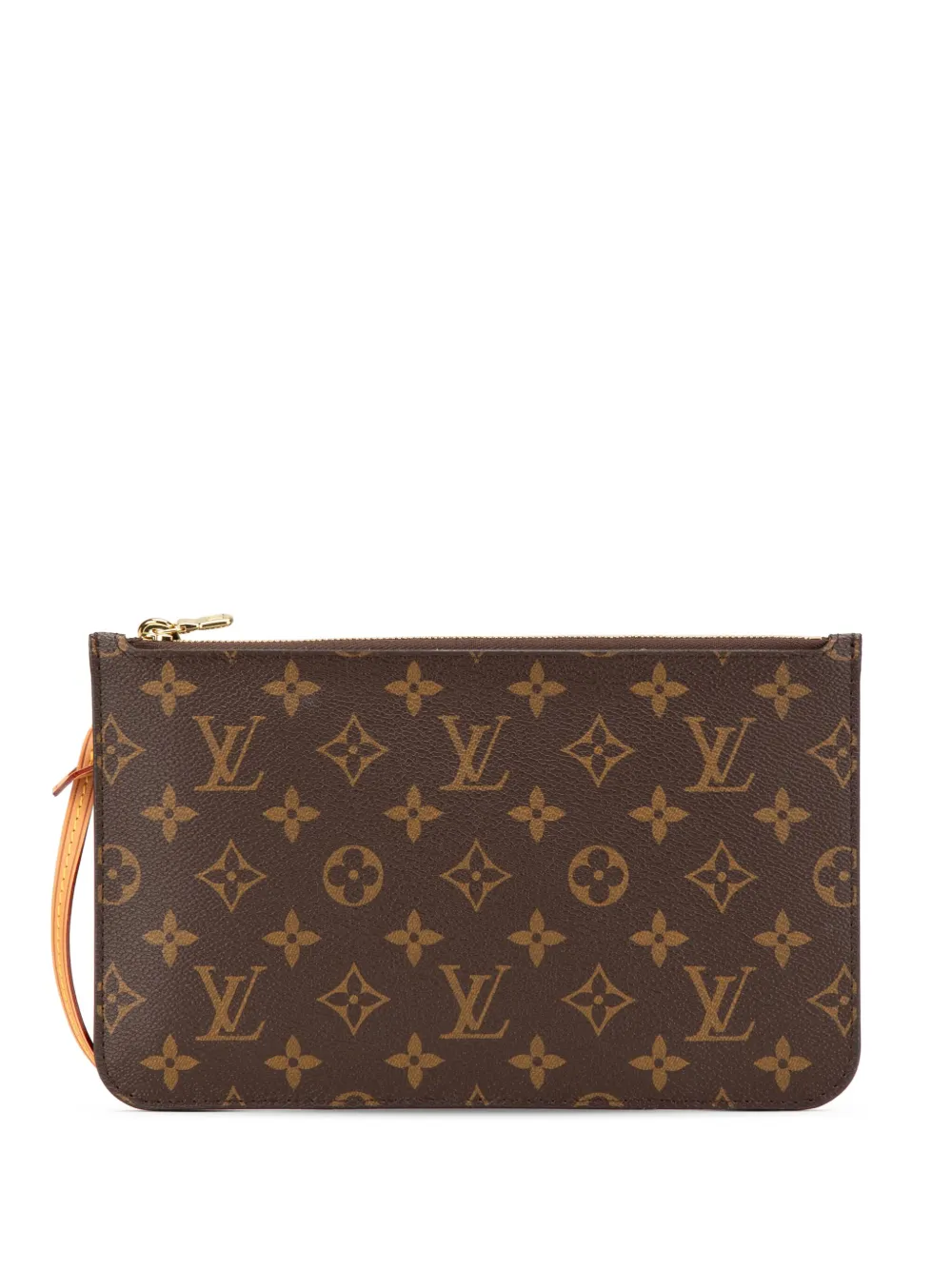 Louis Vuitton Pre-Owned 2014 モノグラム ネヴァーフル ポーチ - ブラウン Louis Vuitton Pre-Owned 2014 モノグラム ネヴァーフル ポーチ - ブラウン