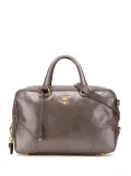 Prada Pre-Owned 2000-2024 Vitello Shine Bauletto satchel - Brown