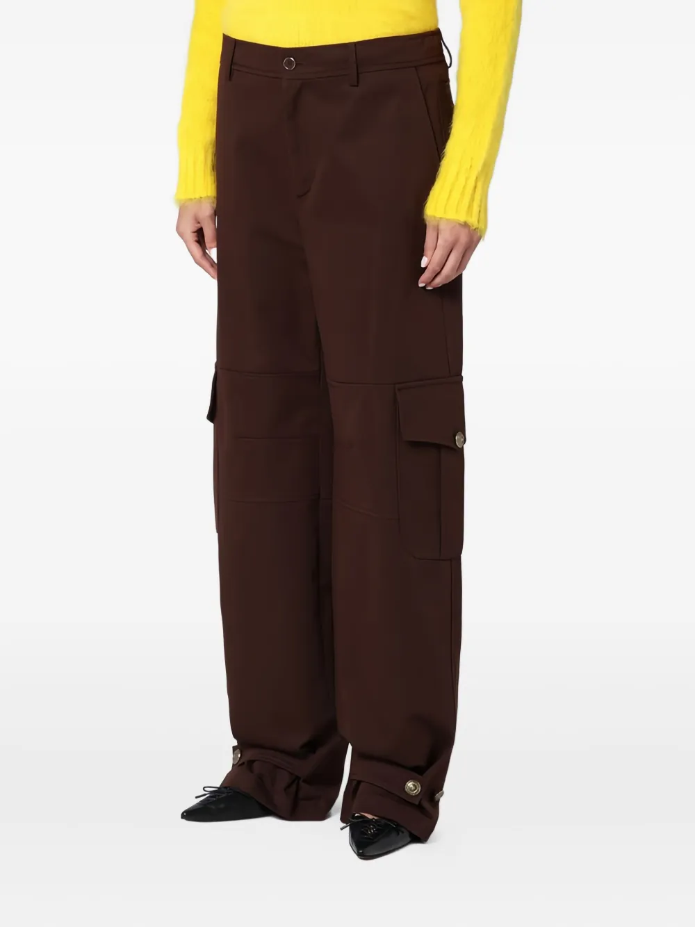 Moschino Cargo broek Geel