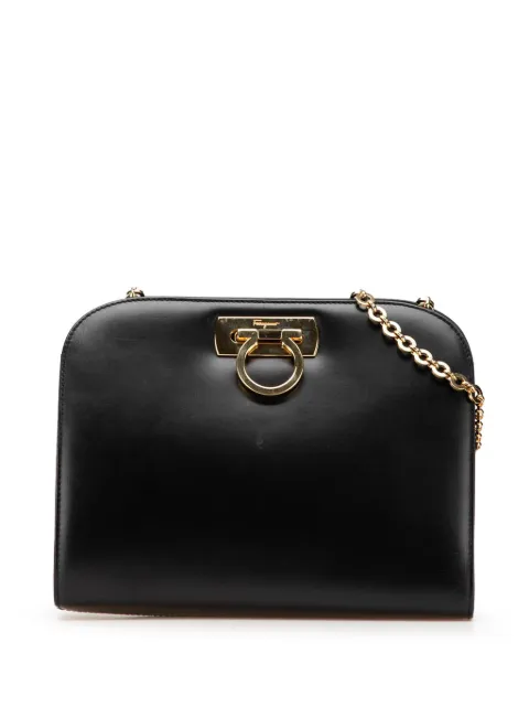 Ferragamo Pre-Owned 2010-2025 Leather Gancini Chain crossbody bag