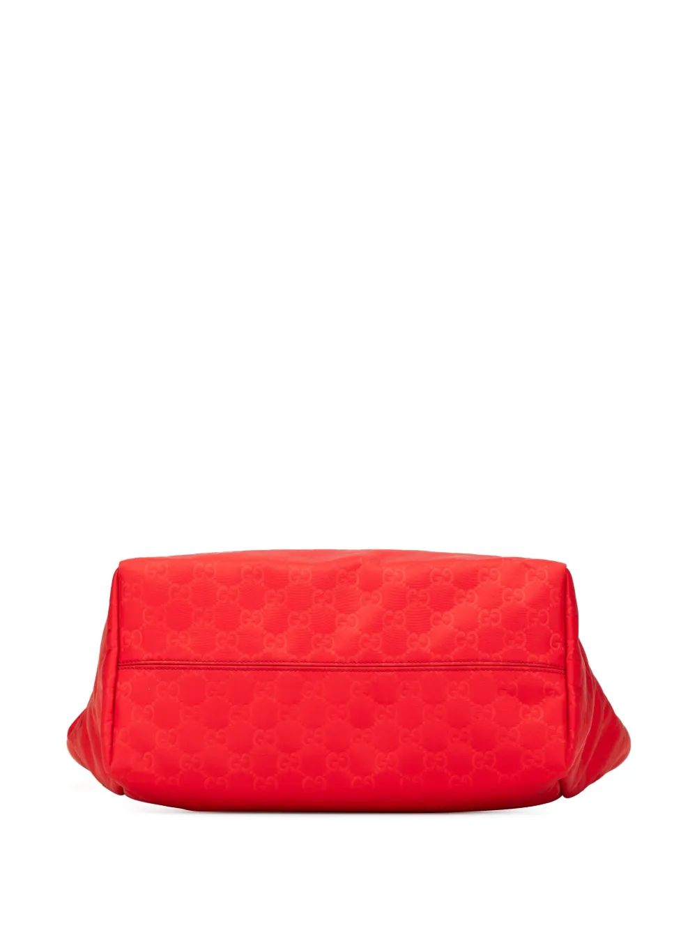 Pre-owned Gucci 2000-2015 Gg Nylon Tote Bag In Red