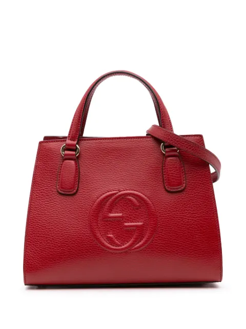 Gucci Pre-Owned 2016-2024 Medium Dollar Calf Soho Top Handle Convertible Tote satchel