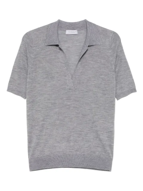Gabriela Hearst playera tipo polo tejida