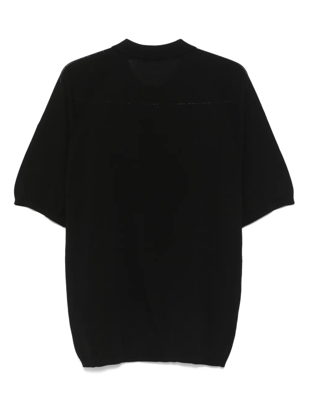 Transit short-sleeve polo shirt - Zwart
