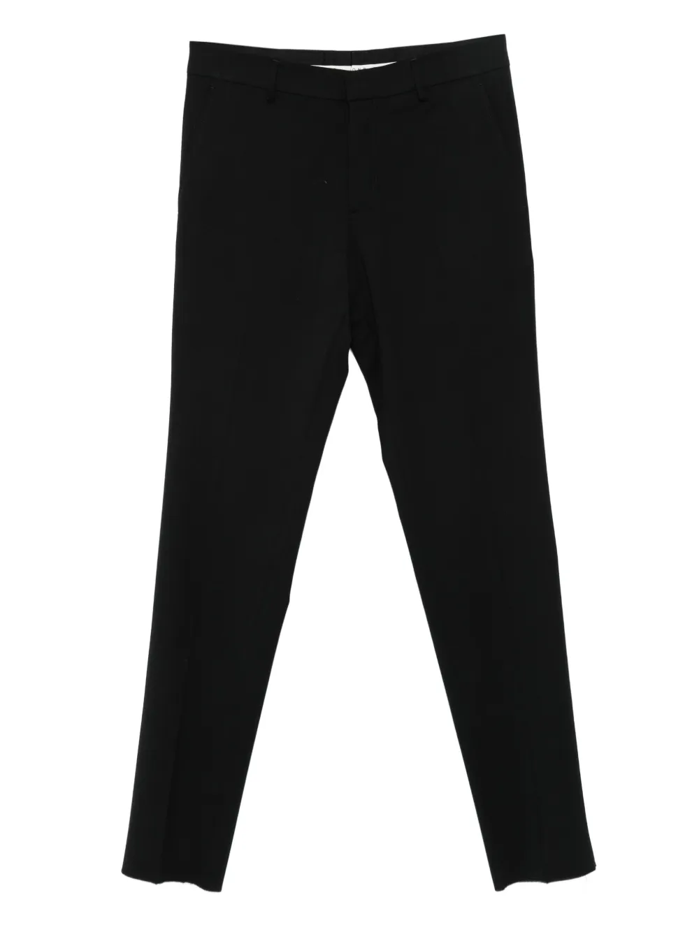 John Richmond raw-edge wool trousers - ブラック John Richmond raw-edge wool trousers - ブラック