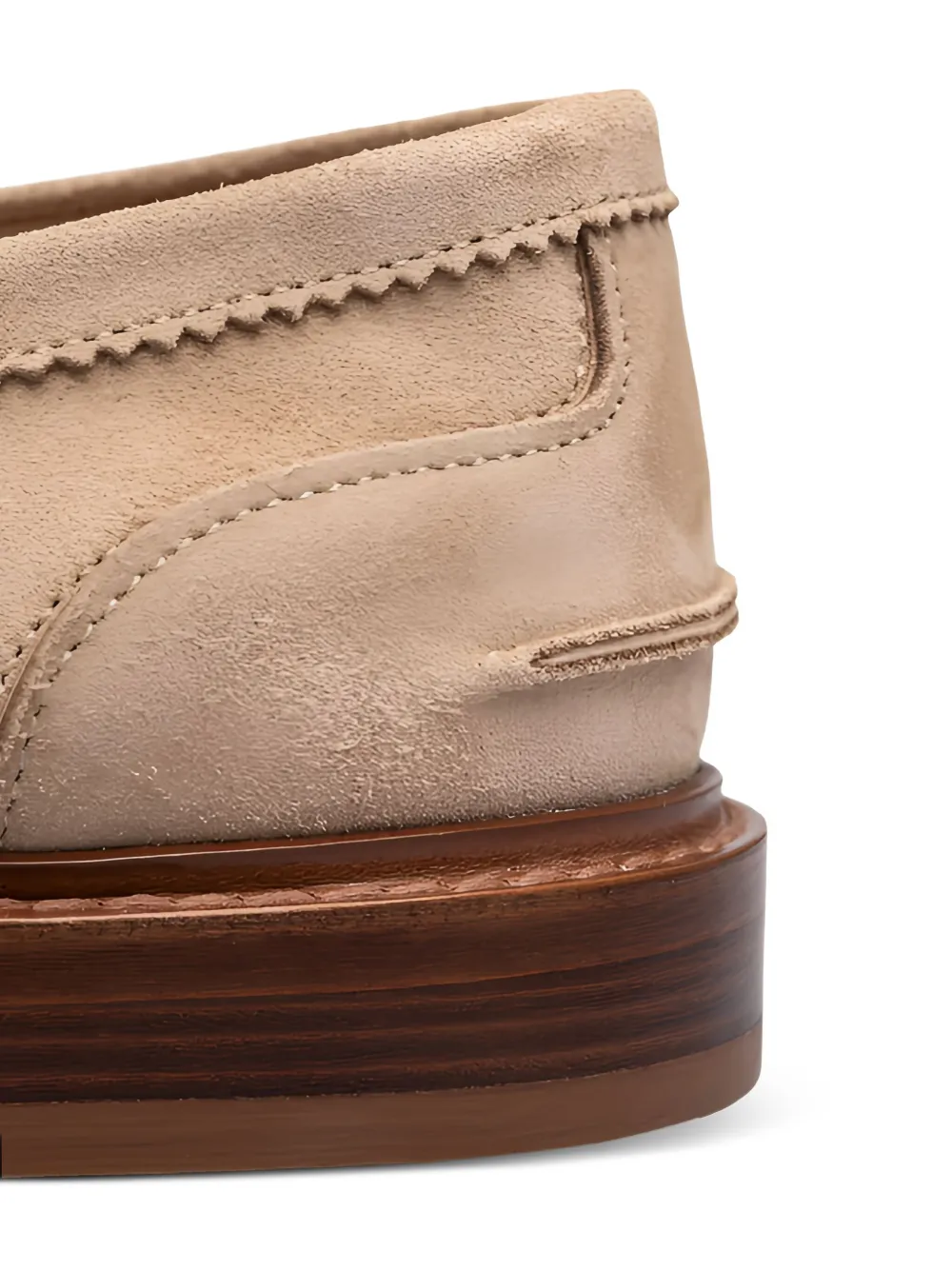 Brunello Cucinelli suede loafers Neutrals