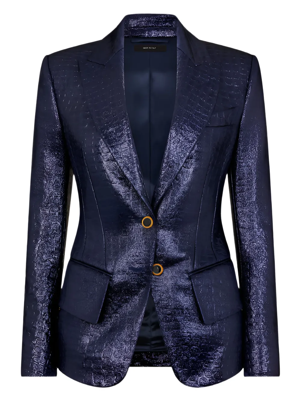 TOM FORD クロコエンボス ジャケット - パープル TOM FORD クロコエンボス ジャケット - パープル