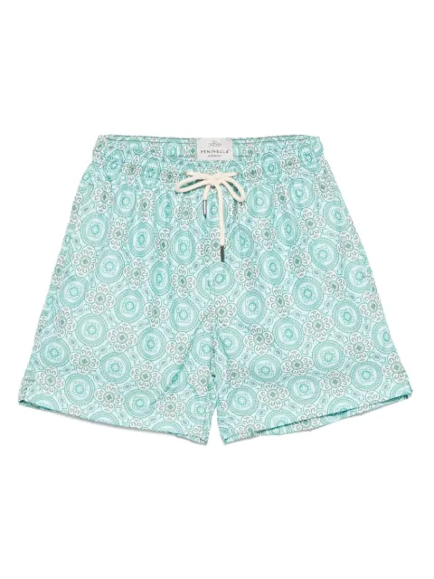 PENINSULA SWIMWEAR shorts de playa con estampado gráfico