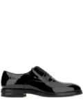 Brunello Cucinelli patent-finish leather shoes - Black
