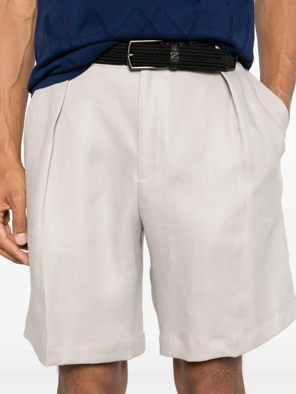 Briglia 1949 Linnen shorts Beige