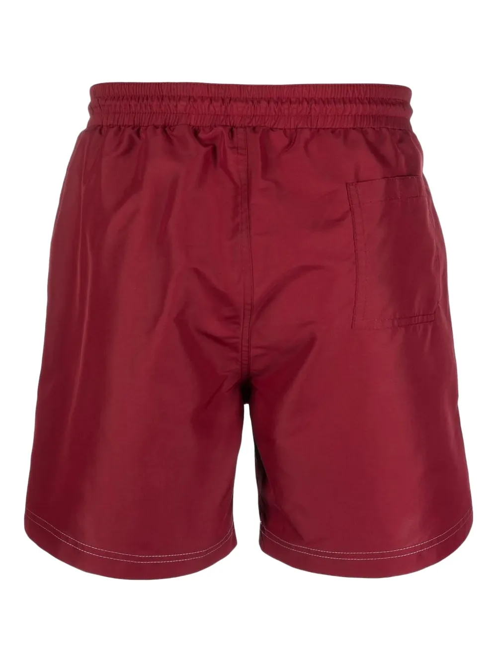 Brunello Cucinelli Zwembroek met geborduurd logo Rood