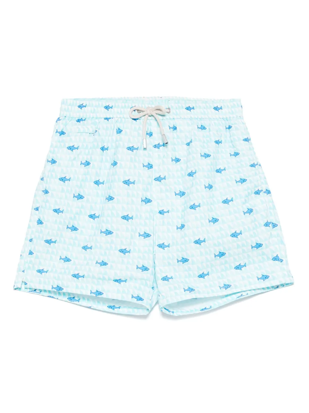 MC2 Saint Barth graphic-print swim shorts | Blue | Image 1