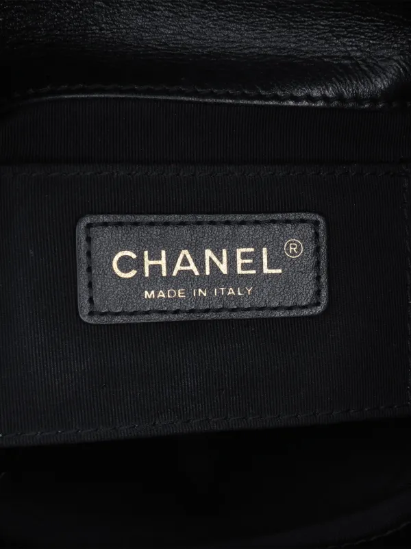 CHANEL Pre-Owned 2018-2019 マトラッセ シェブロン ラムスキン