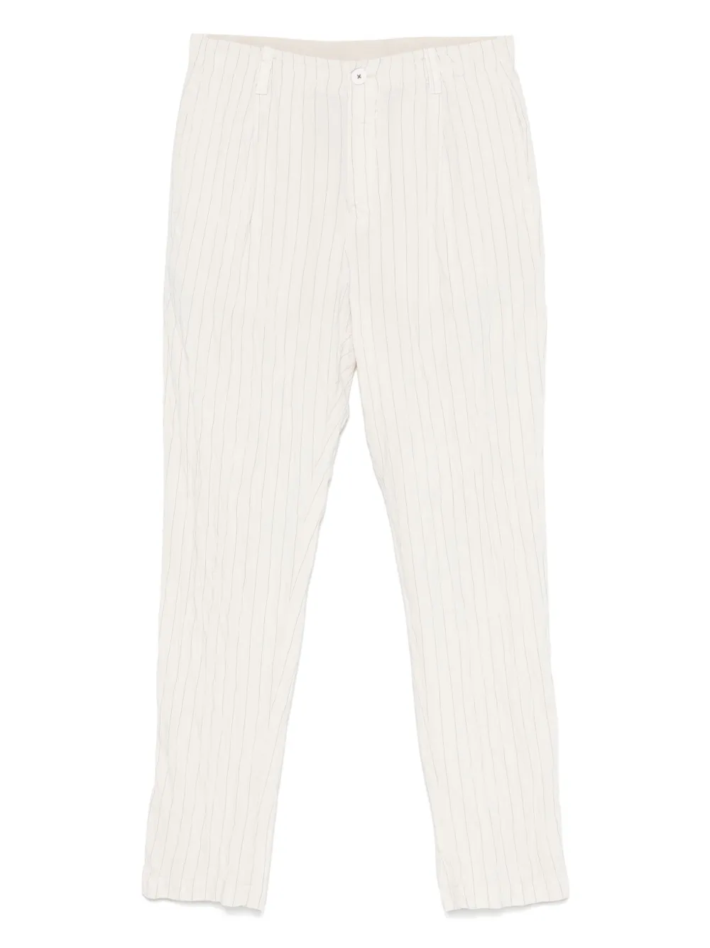 Transit Gestreepte straight broek Beige
