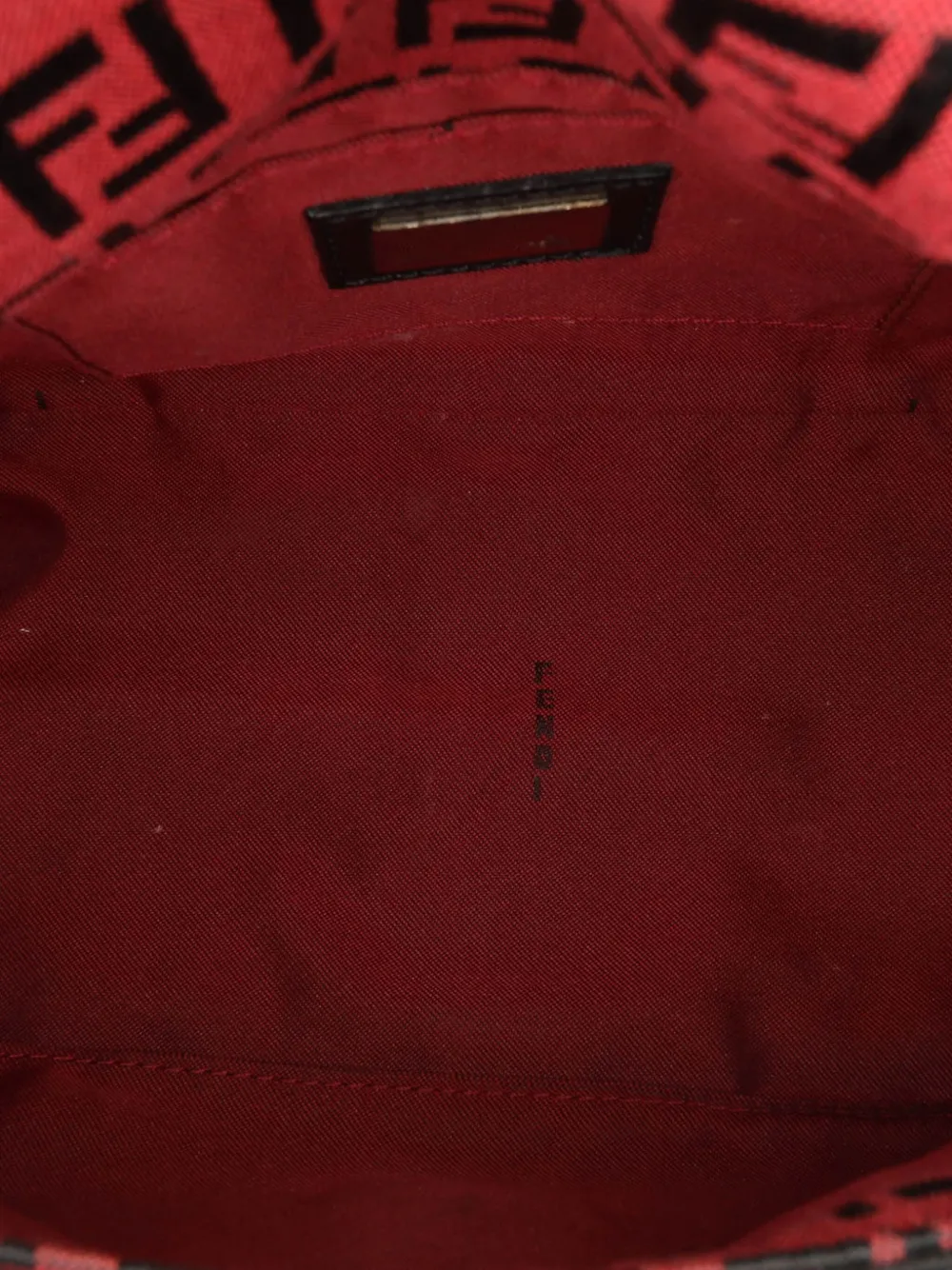 FENDI 2000-2024 MINI ZUCCHINO CANVAS MAMMA FOREVER SHOULDER BAG