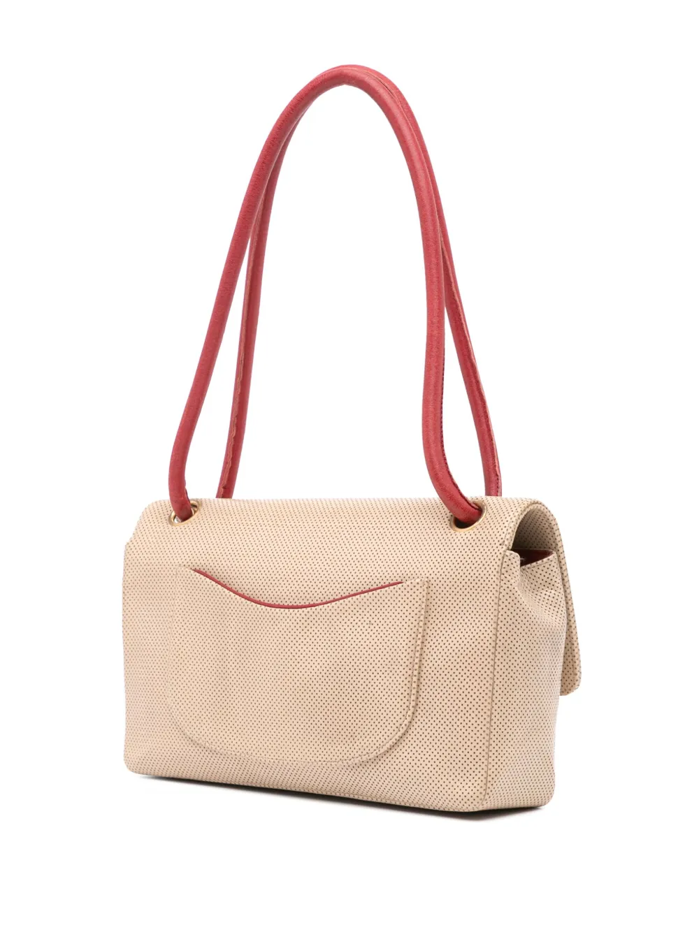 CHANEL Pre-Owned شنطة كتف 'CC سينغل فلاب' متوسطة بزينة ثقوب 2000-2002 | كلاسيكيات | Image 2