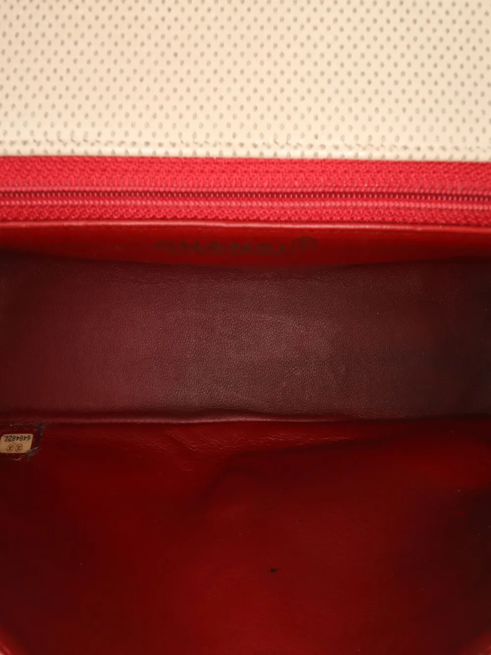 Pre-owned Chanel 2000-2002 Medium Cc Perforated Calfskin Single Flap Shoulder Bag In Brown