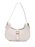 Saint Laurent Pre-Owned 2021 Shiny Calfskin Le Fermoir shoulder bag - White