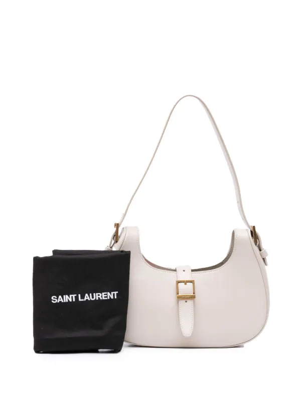 SAINT LAURENT ホワイトショルダーバッグ Saint Laurent Pre-Owned 2021 シャイニーカーフスキン ル