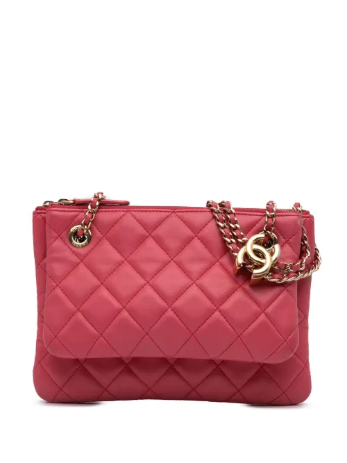 Sac porté épaule Double Case with Chain (2019) - CHANEL Pre-Owned - Modalova
