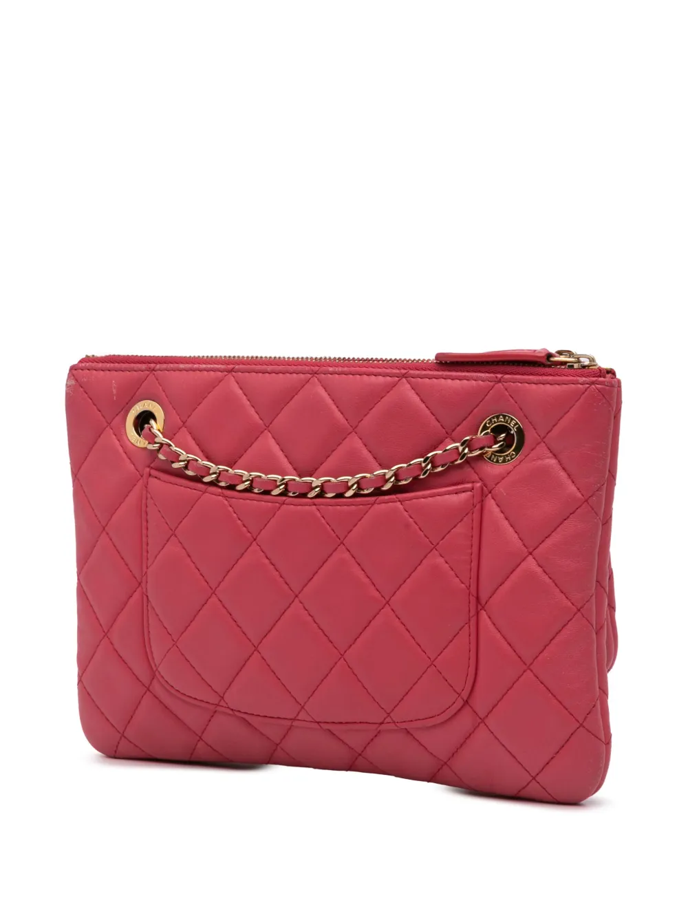 CHANEL Pre-Owned 2019 Quilted Lambskin Double Case with Chain shoulder bag | Pre-Owned | Image 2