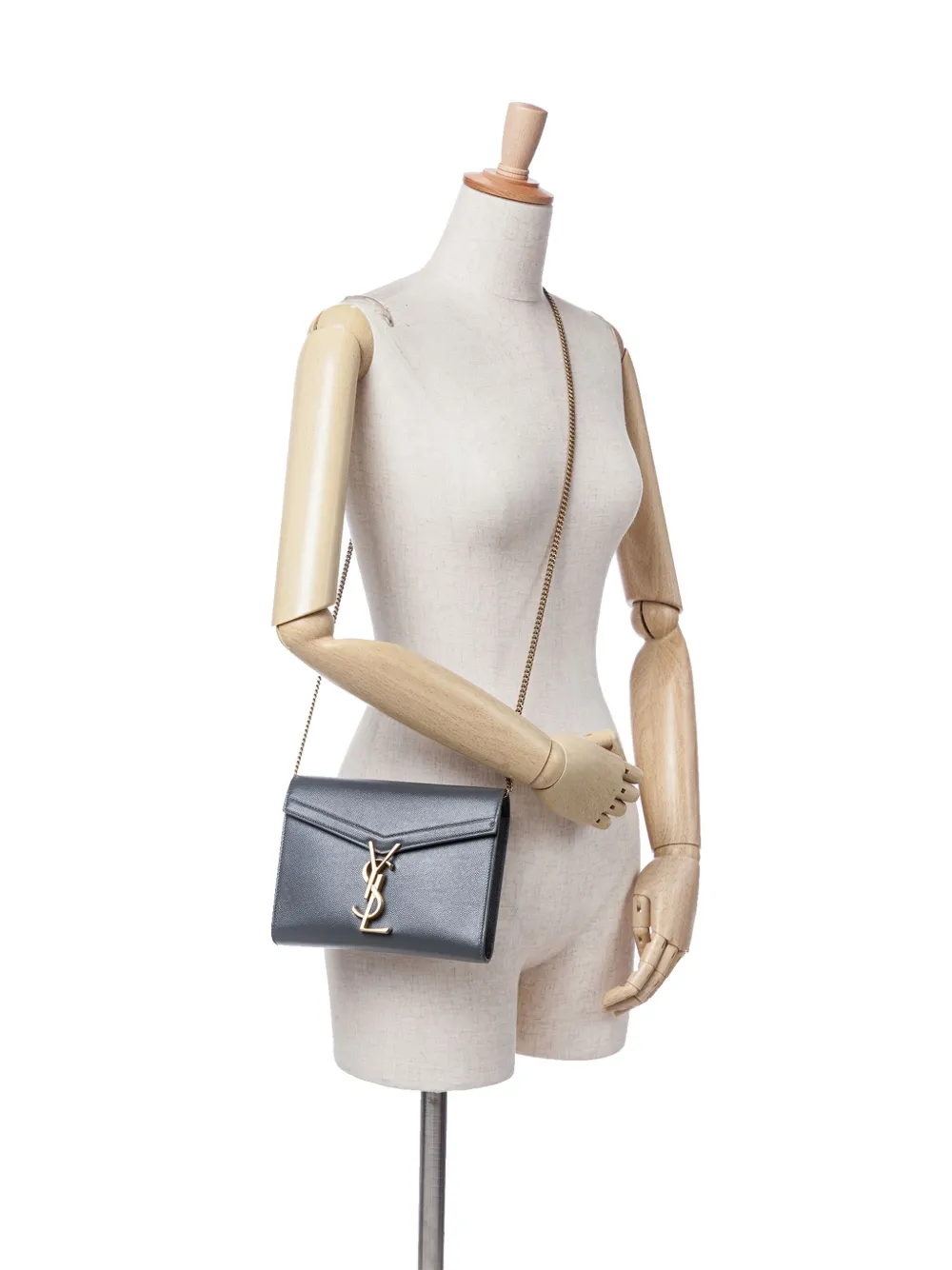 Saint Laurent Pre-Owned bolsa crossbody Grain De Poudre Monogram Cassandra Chain 2021 | Estilos de archivo | Image 2