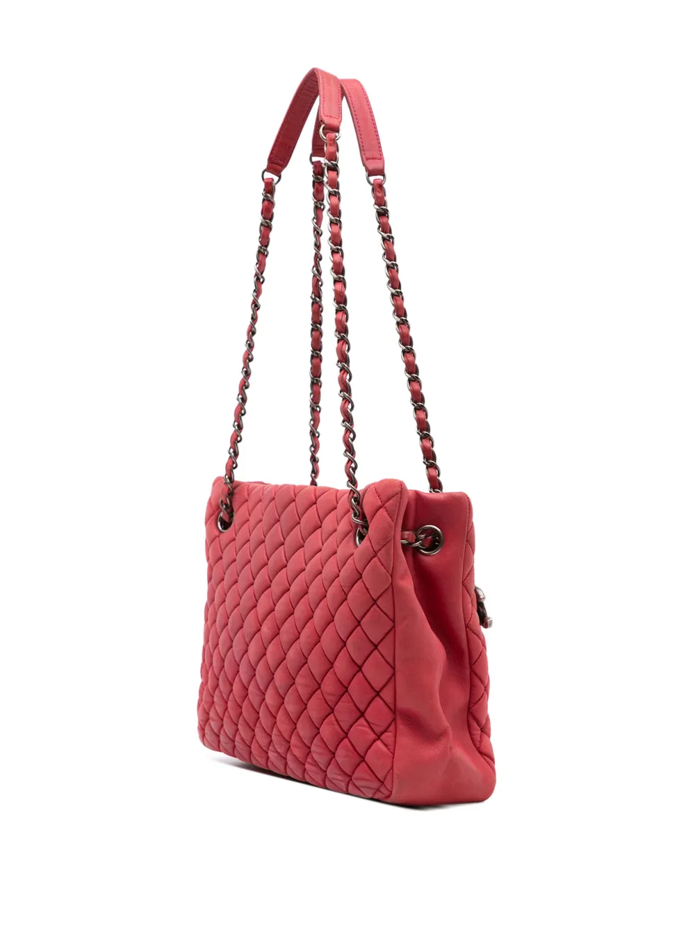 CHANEL Pre-Owned 2012-2013 Quilted Iridescent Calfskin New Bubble tote bag | Pre-Owned | Image 2