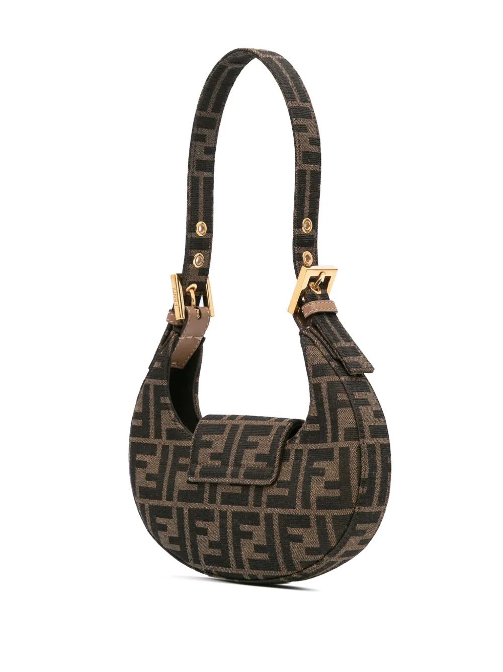 Fendi Pre-Owned 2010-2024 Mini Zucca Canvas Cookie hobo bag | Pre-Owned | Image 2
