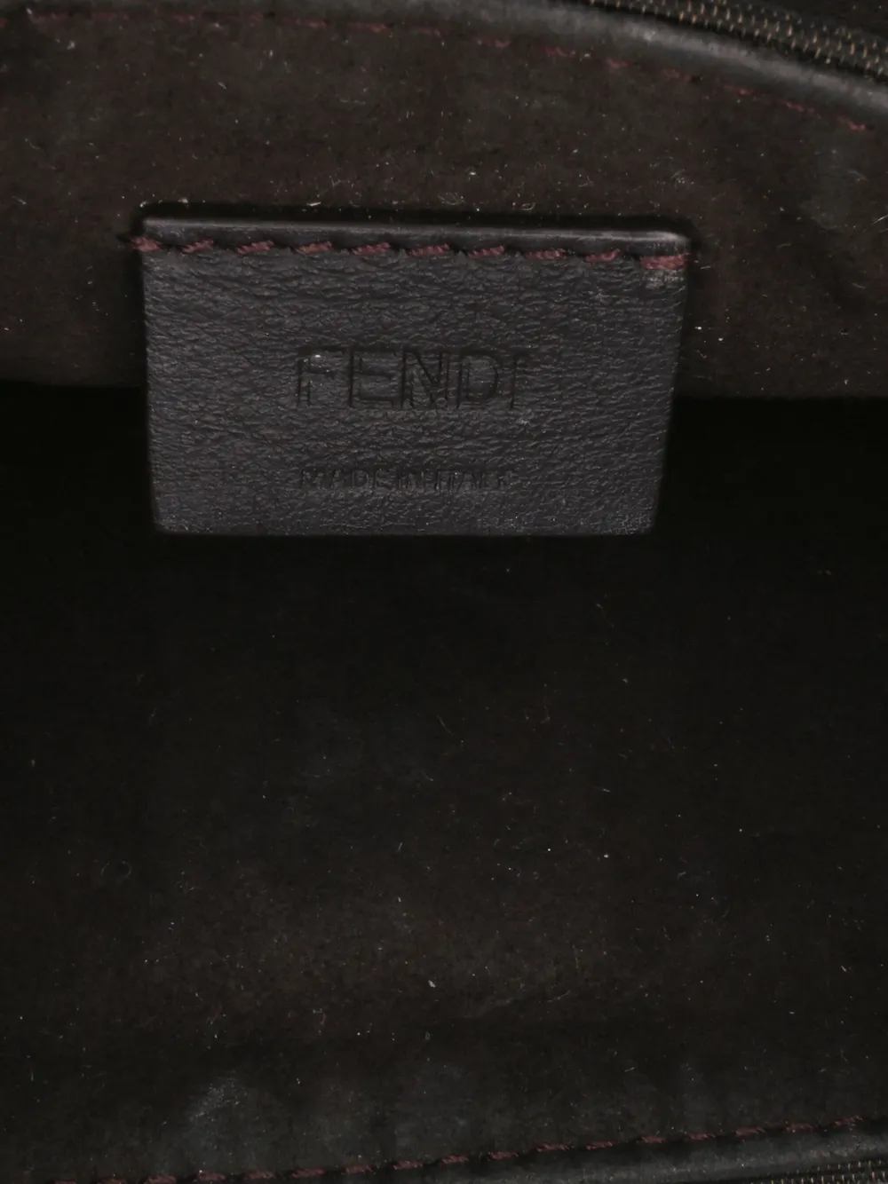 Pre-owned Fendi 2010-2024 Mini Zucca Canvas Cookie Hobo Bag