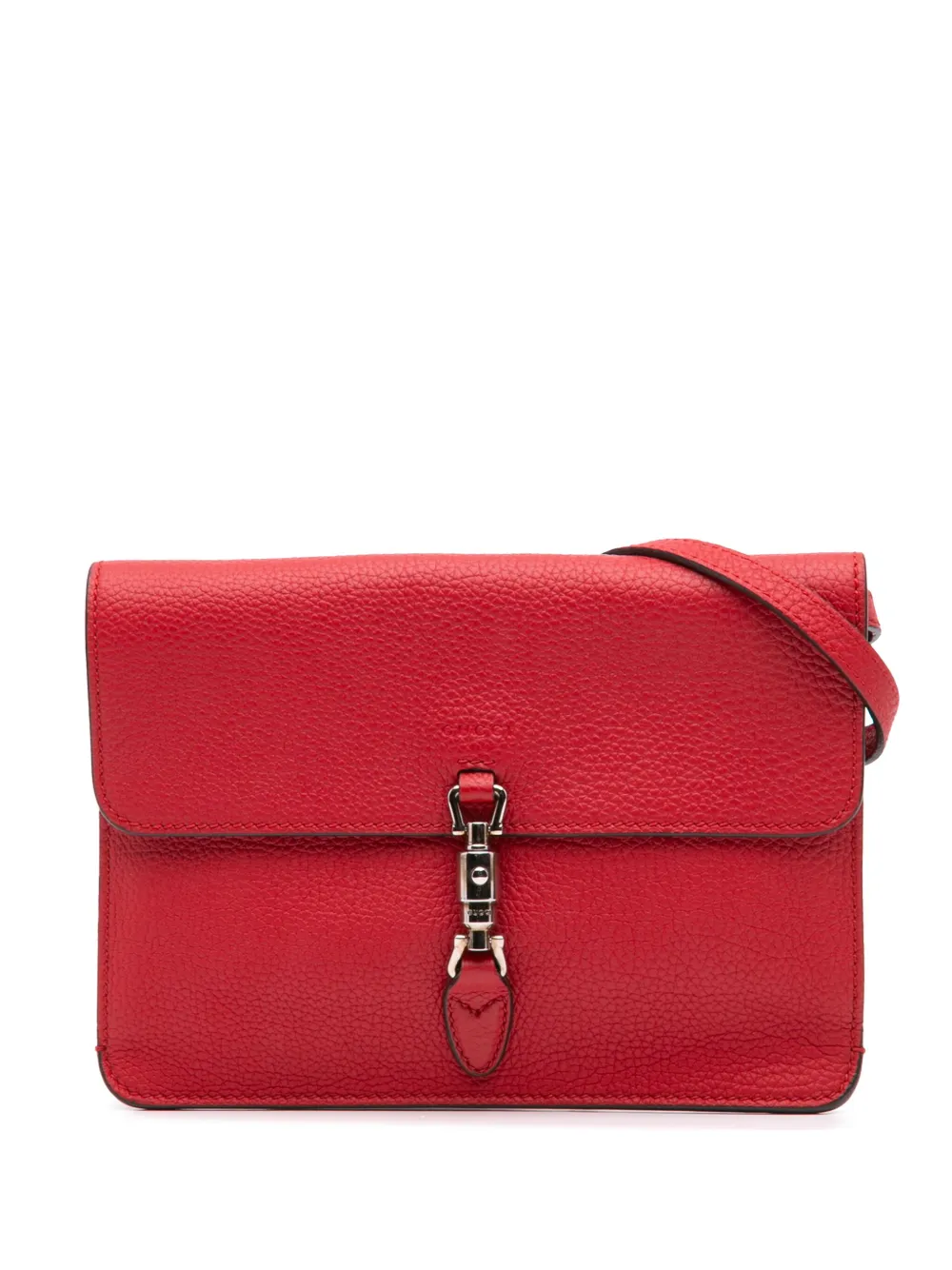 Gucci Pre-Owned 2000-2015 Leather Soft Jackie Convertible crossbody bag | Red | Image 1