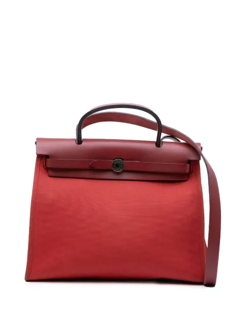 Hermès Pre-Owned 2015 Toile Herbag Zip 31 satchel