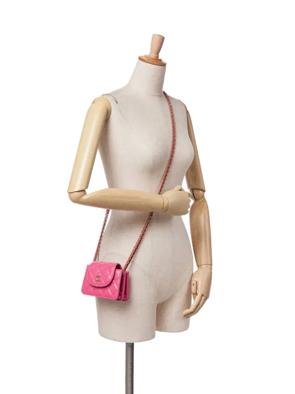 CHANEL Pre-Owned 2021-2024 ココマーク マトラッセ ラムスキン