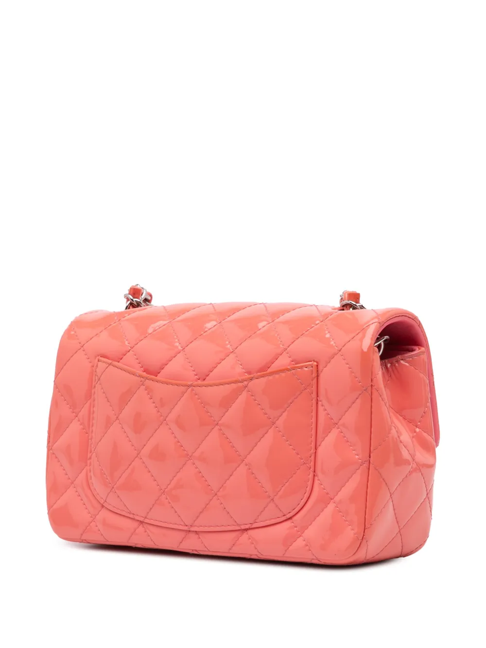 CHANEL Pre-Owned 2015-2016 Mini Rectangular Classic Patent Single Flap crossbody bag | Pre-Owned | Image 2