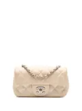 CHANEL Pre-Owned 2014-2015 Extra Mini Rectangular Classic Caviar Single Flap crossbody bag - Brown